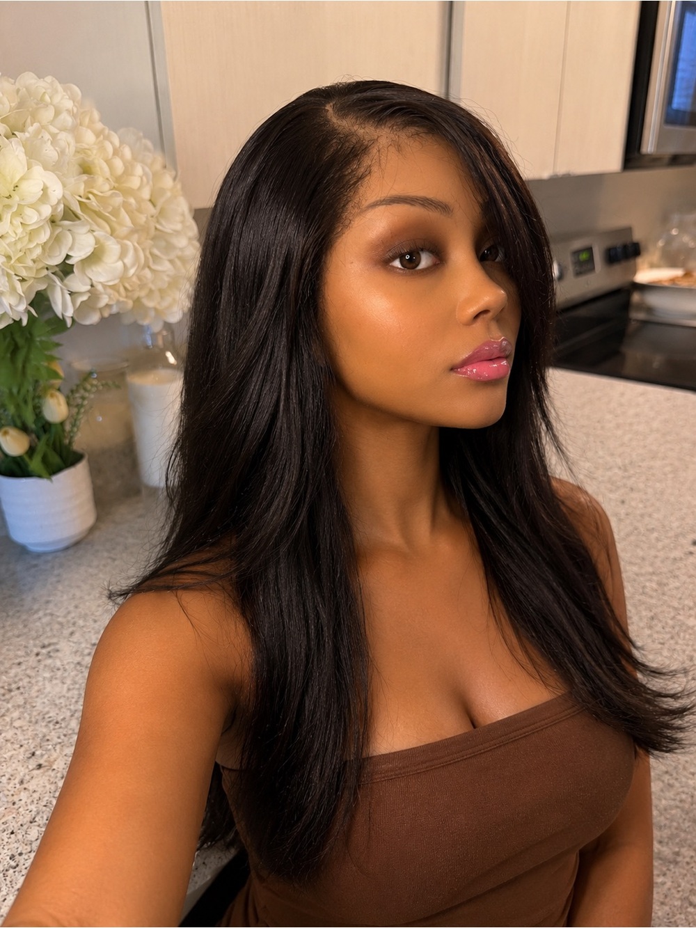 High quality Vietnames Human Wavy Hair 24 Inches Lace not bleached yet New